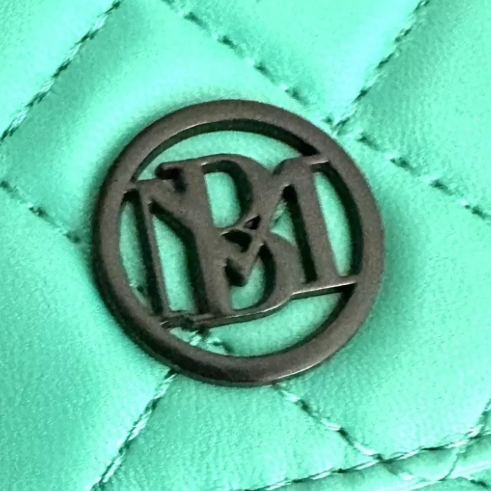 🖤Badgley Mischka Mint Green DIAMOND QUILTING COVER Long Wallet | NEW/NWT!! 🖤 - Picture 6 of 8